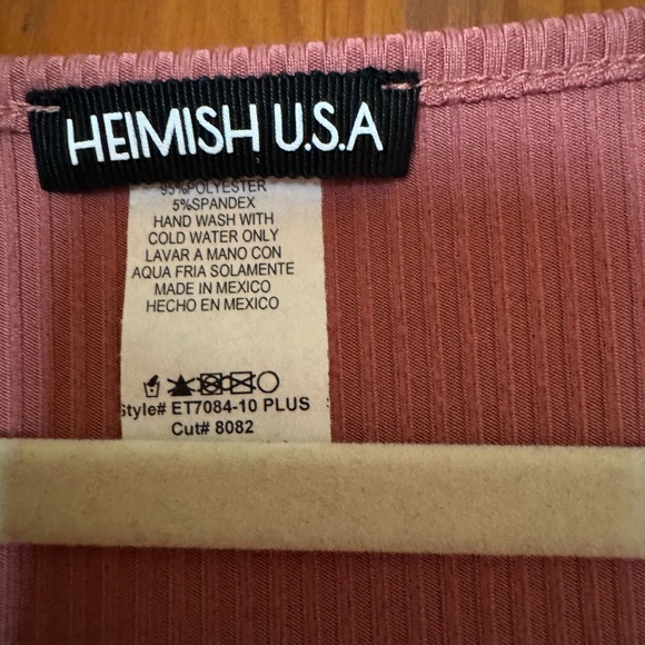 NWT HEIMISH USA Pink Blouse - Picture 3 of 4